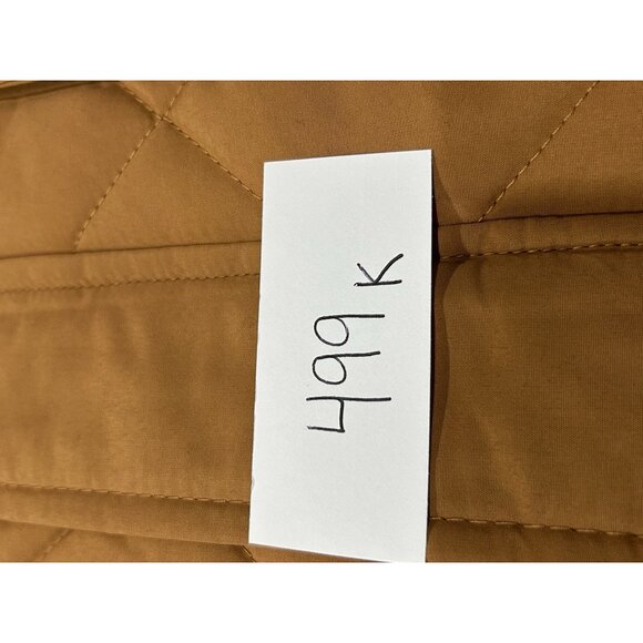 Yellowstone Mens Quilted Brown Jacket With Front Pockets Snap Closures Sz Medium - Picture 11 of 11